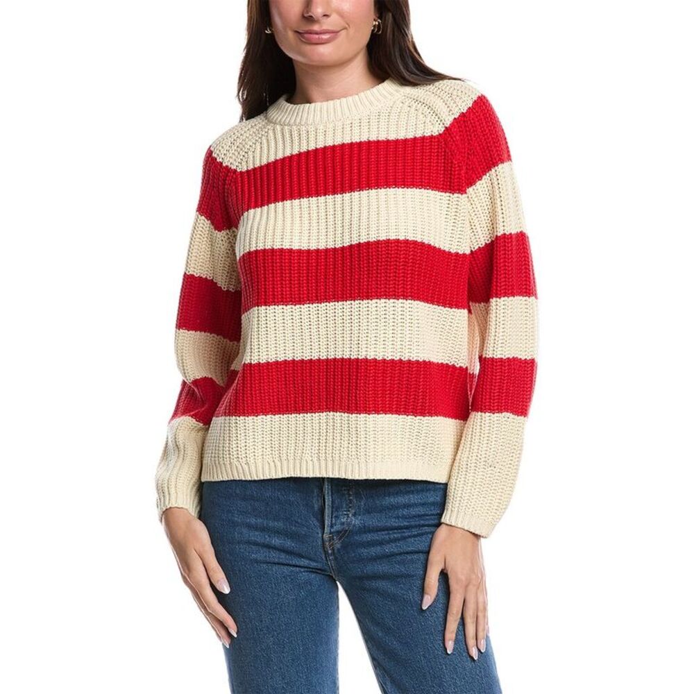 Velvet By Graham & Spencer Womens  Wool-Blend Sweater, Red